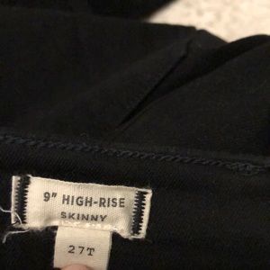 Madewell 9” high rise skinny